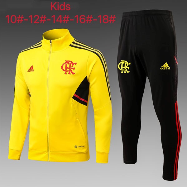 Ninos Chandal Flamengo 2022 2023 Amarillo Negro 2